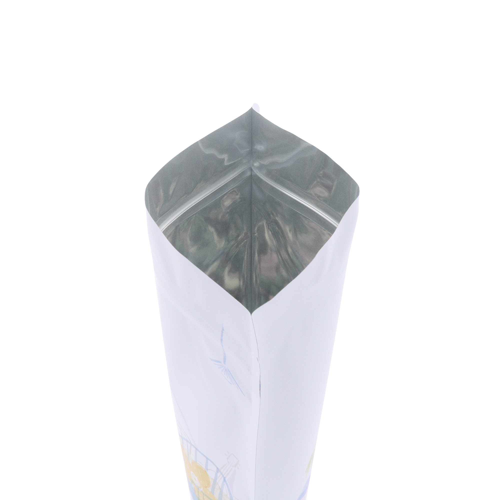 Matte White Relaxation Painting Mylar Stand Strong® Bags