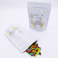 QQ Studio® Matte White Relaxation Painting Mylar Stand Strong® Bags