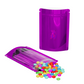 Glossy Half Alexandrite Purple Metallic Mylar Foil Stand Strong® Bags