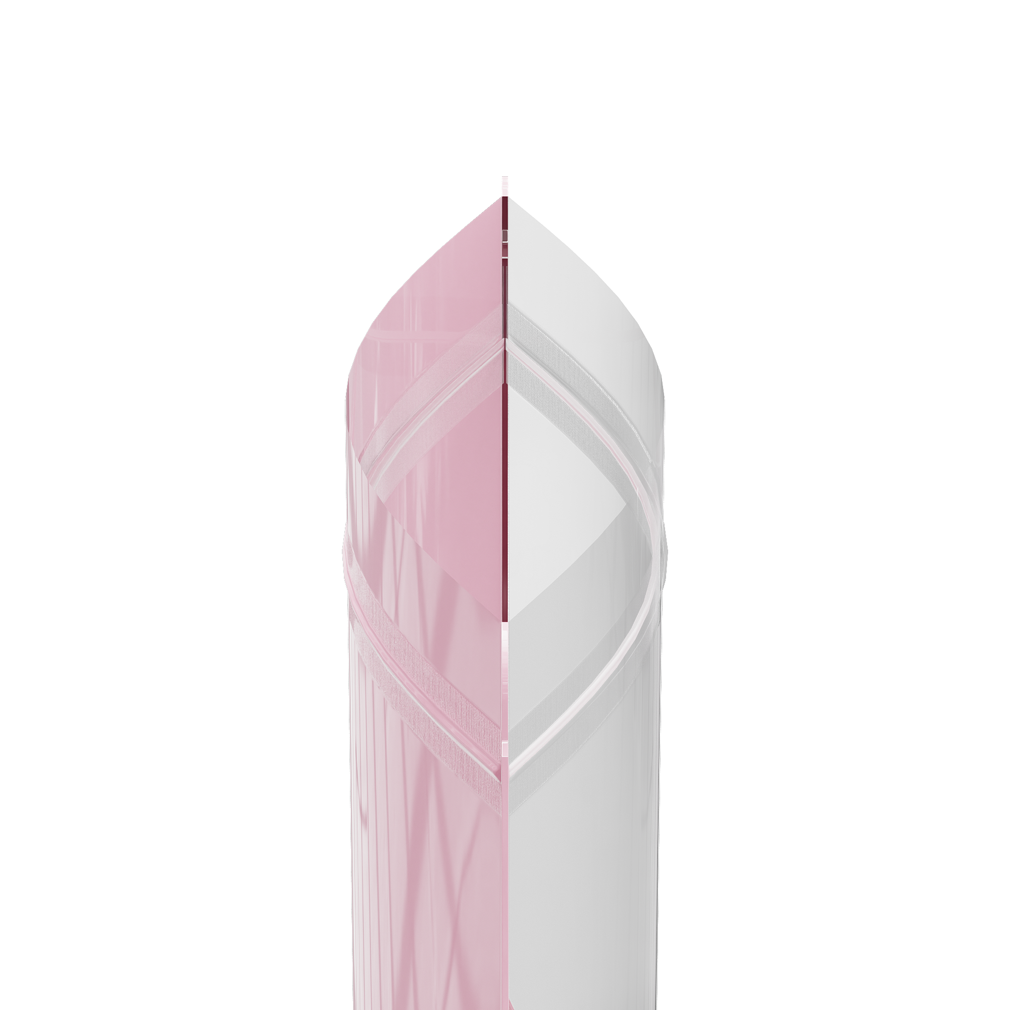 Glossy Half Birthday Pink Metallic Mylar Foil Stand Strong® Bags