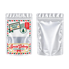 Christmas Sale: Frosted Window Mylar Stand Up Bags – Free Full-Color Printing