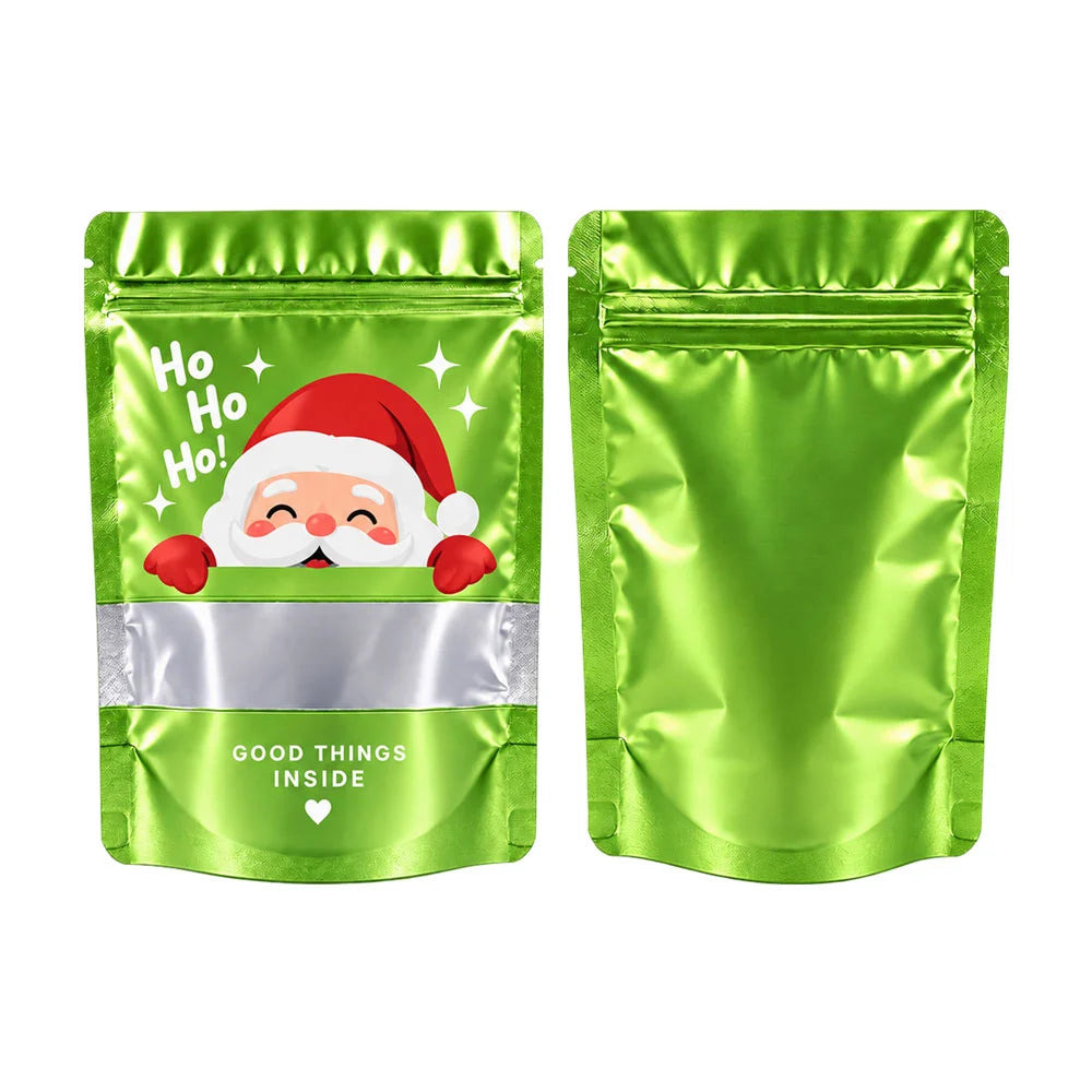Christmas Sale: Frosted Window Mylar Stand Up Bags – Free Full-Color Printing