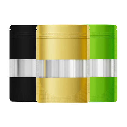 Matte Frosted Window Mylar Foil Stand Strong® Bags