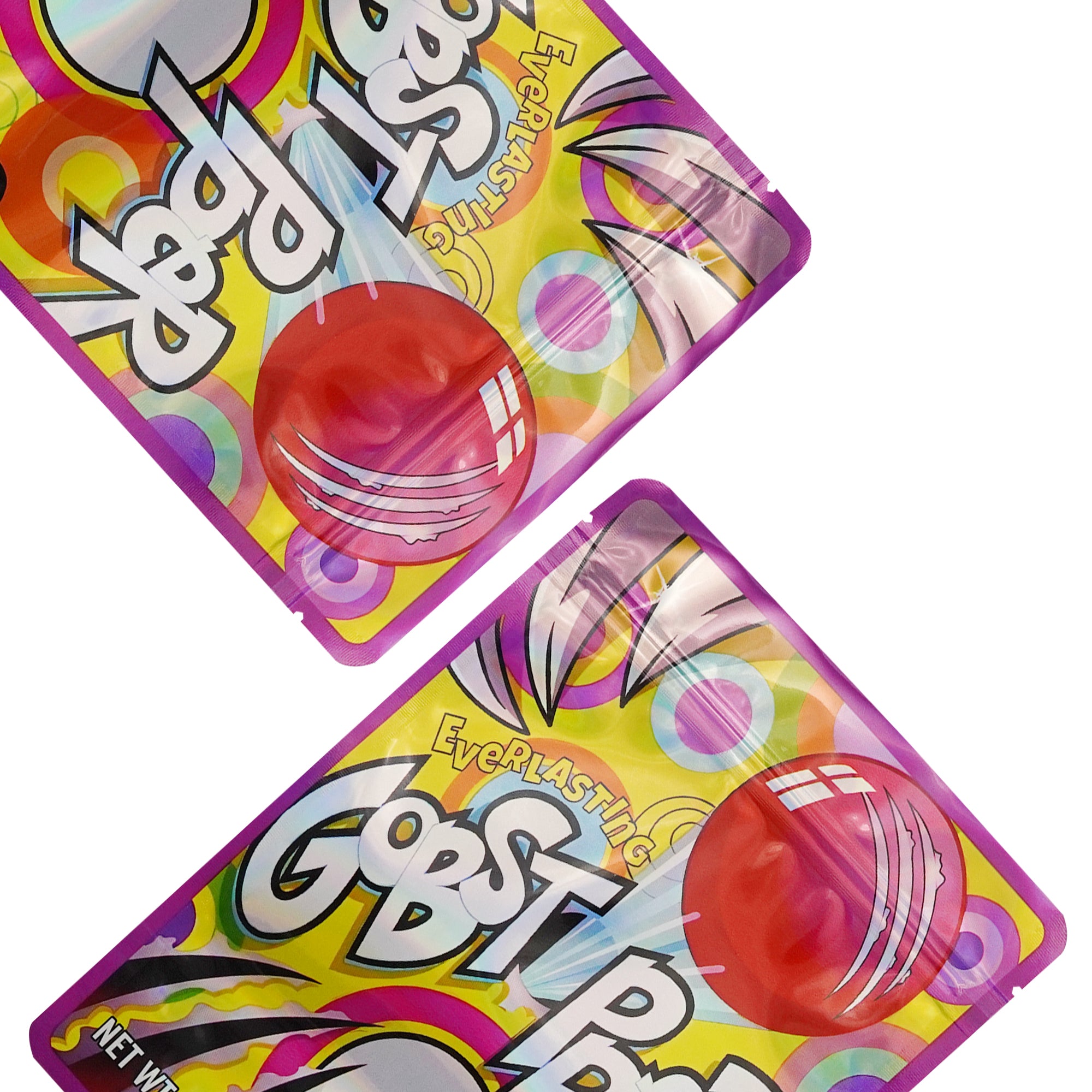 Holographic Assorted Designs Stand Strong® Smell Proof Mylar Foil Bags