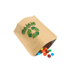 Krafty Brown Green Smell Proof Metallic Foil Stand Strong® Bags