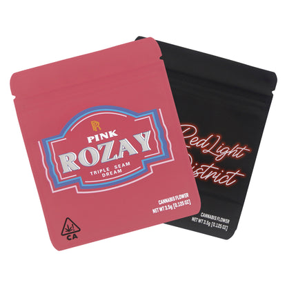 Matte Print Design Smell Proof Metallic Foil Stand Strong® Bags