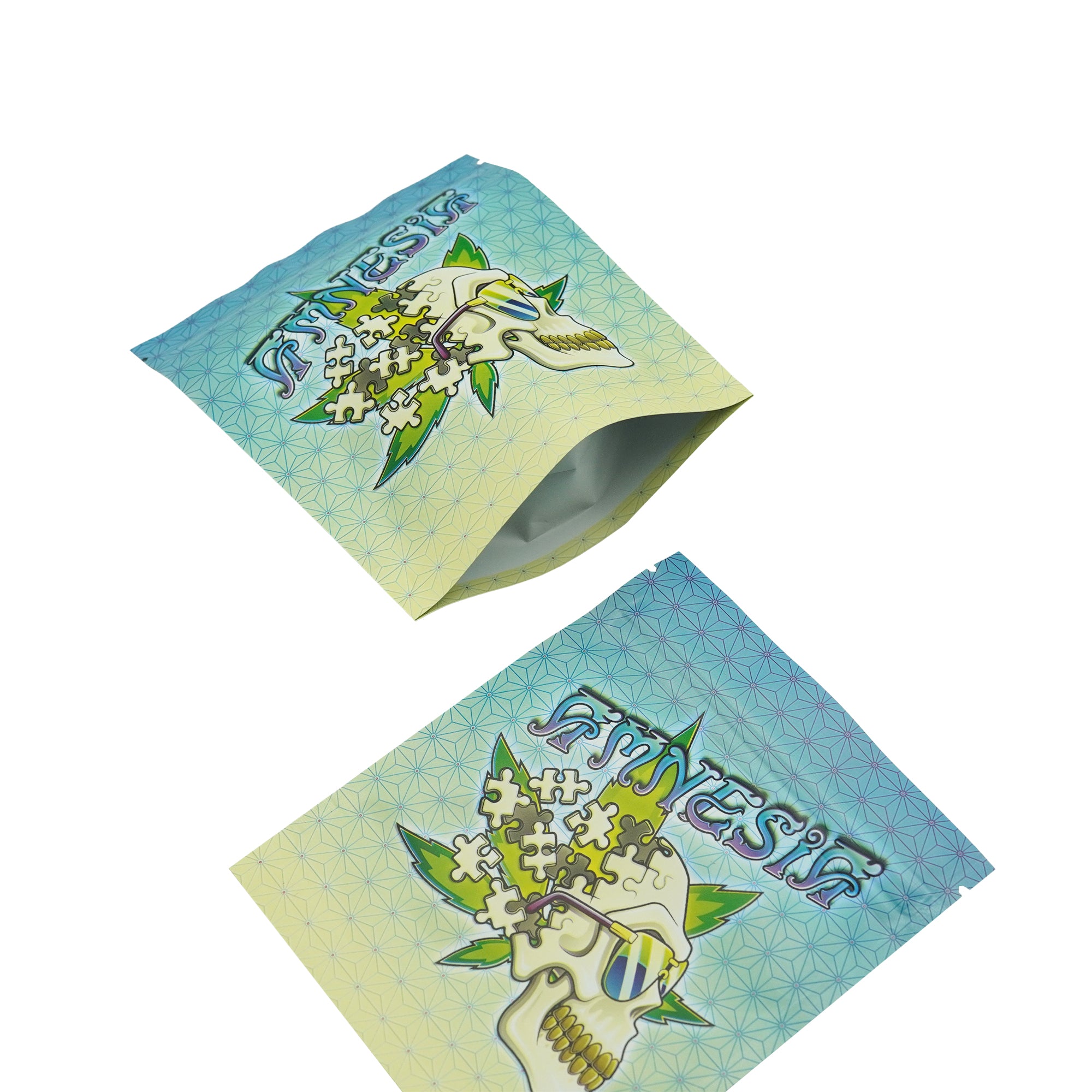 Matte Assorted Mystic Design Smell Proof Mylar Foil Stand Strong® Bags