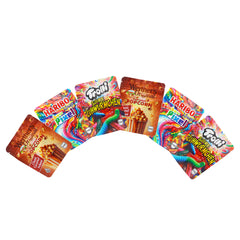 Holographic Candies Designed Smell Proof Metallized Foil Stand Strong® Bags