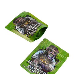 Holographic Ape Design Smell Proof Mylar Foil Stand Strong® Bags