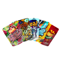 Holographic Street Flavorz Designed Smell Proof Mylar Foil Stand Strong® Bags