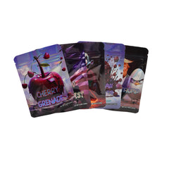 Holographic Liberty Flower Smell Proof Metallized Foil Stand Strong® Bags