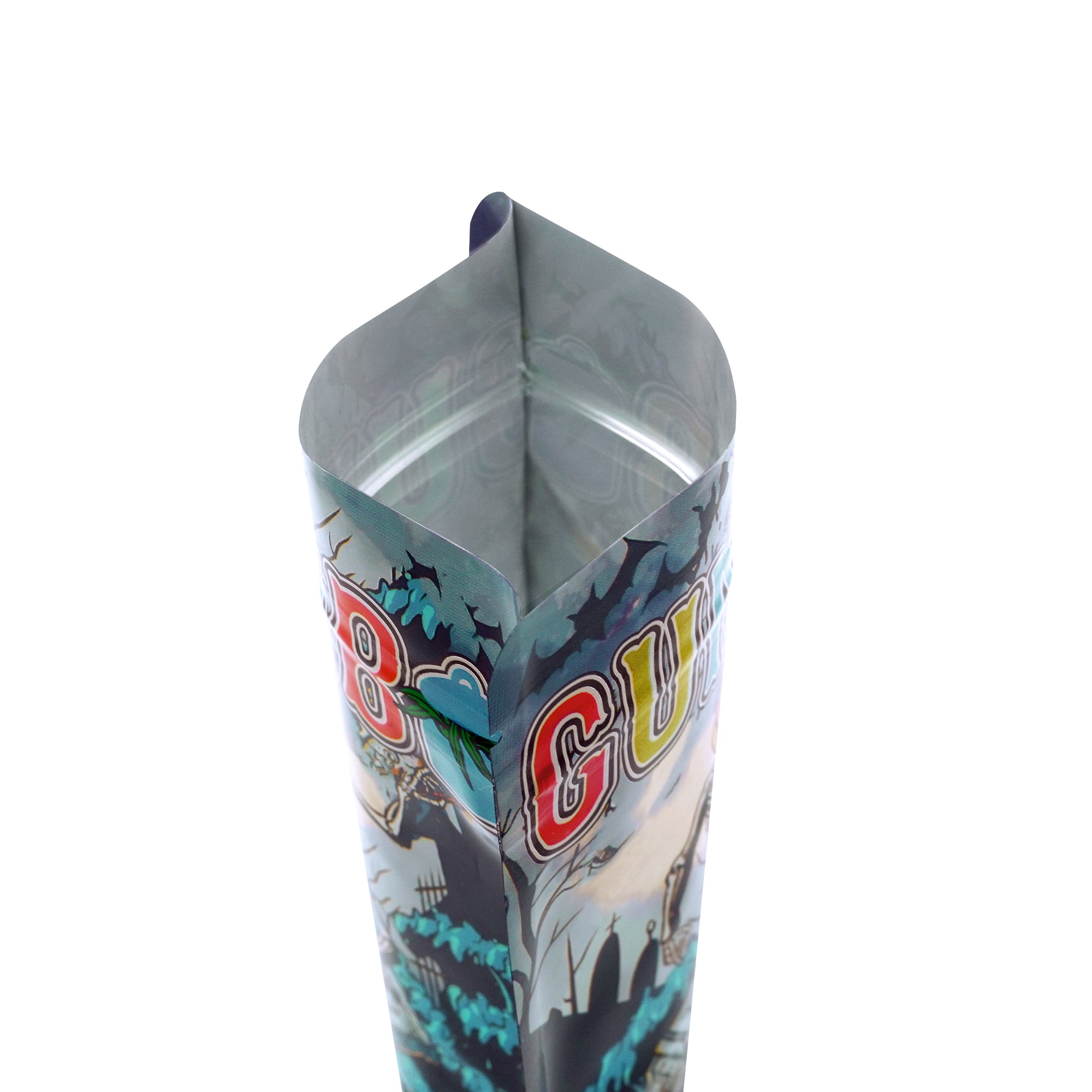 Holographic Designed Smell Proof Metallized Foil Stand Strong® Bags
