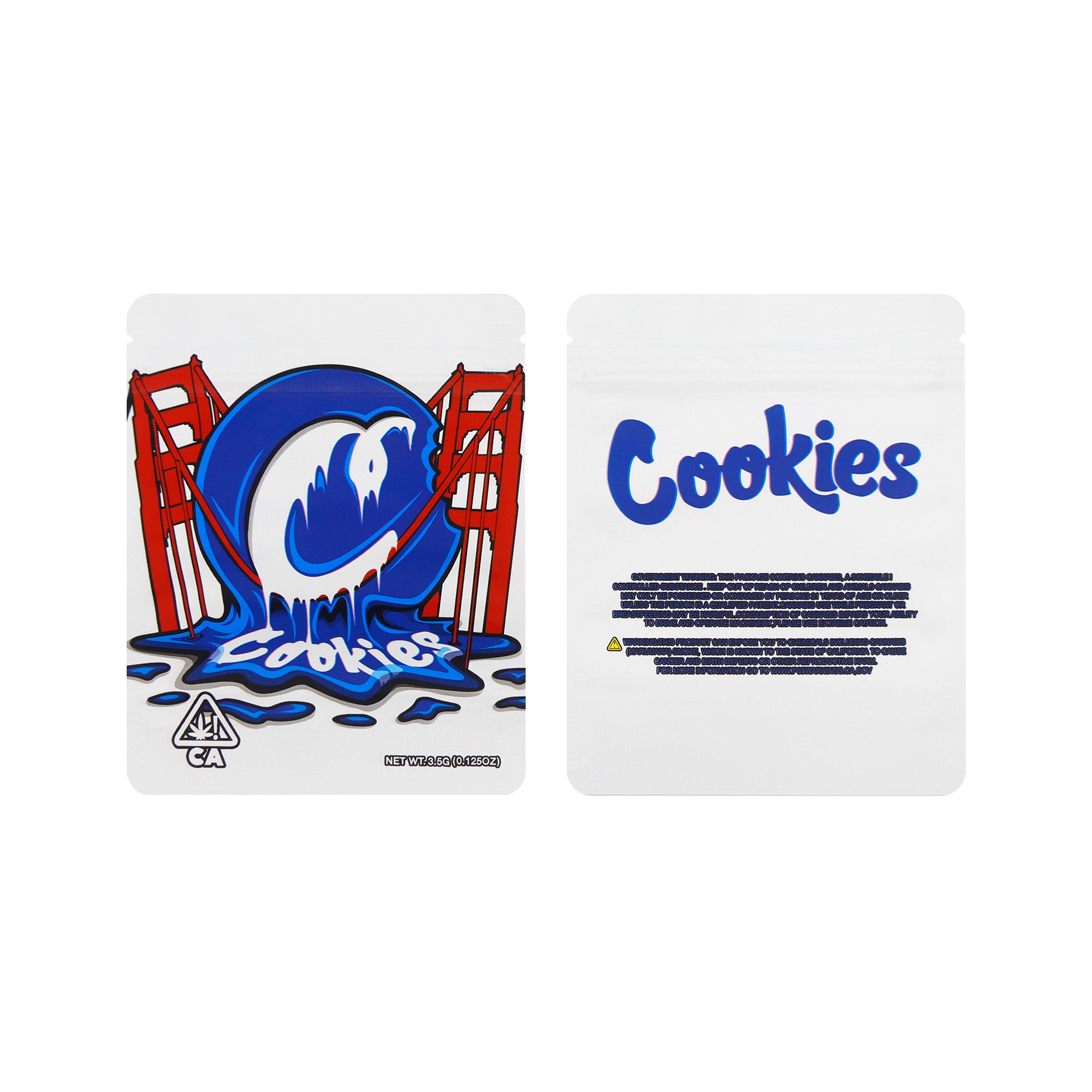 Matte SF Summer Theme Smell Proof Metallic Foil Stand Strong® Bags