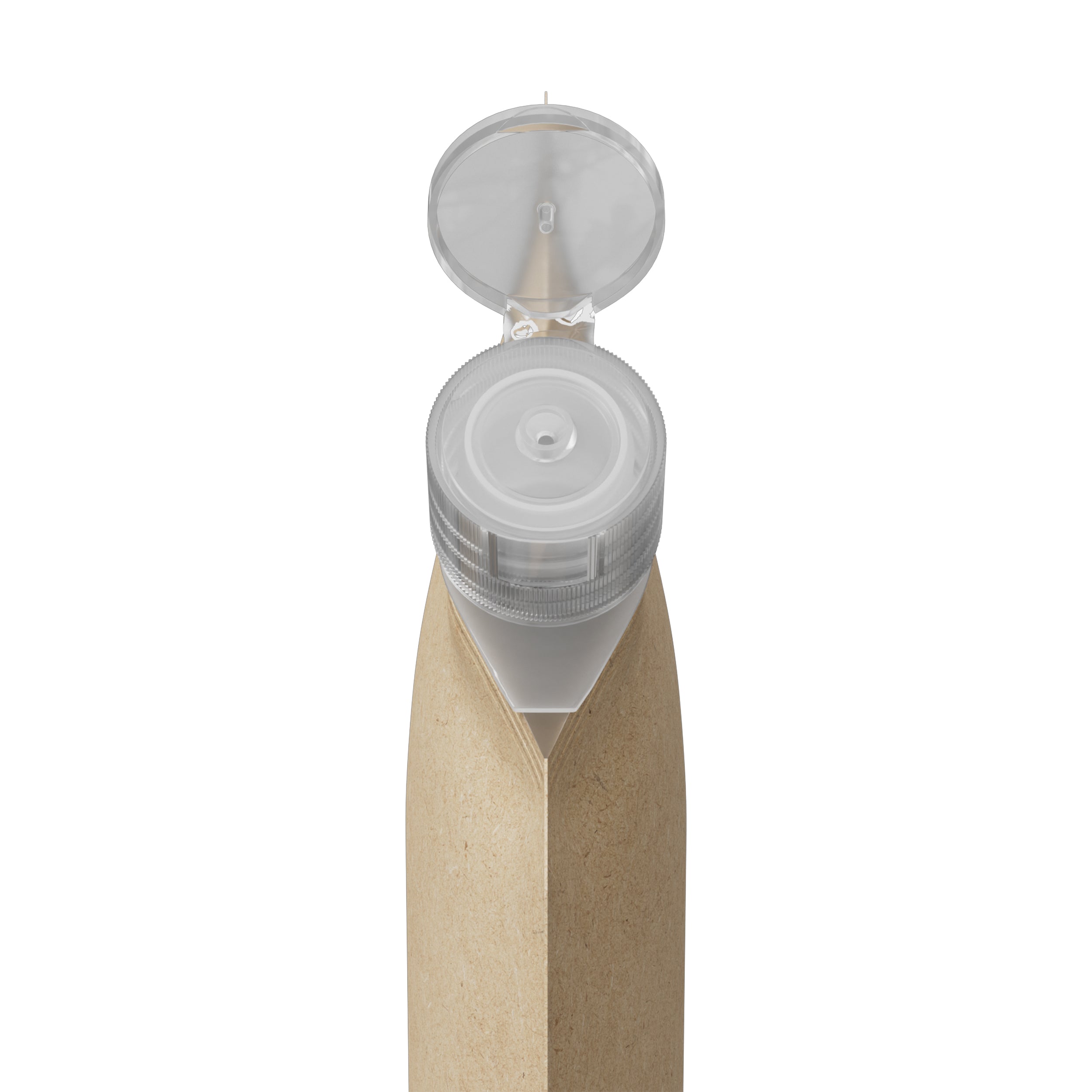 Classic Kraft Brown Stand Pouch with Corner Wide Mouth Flip Top Cap