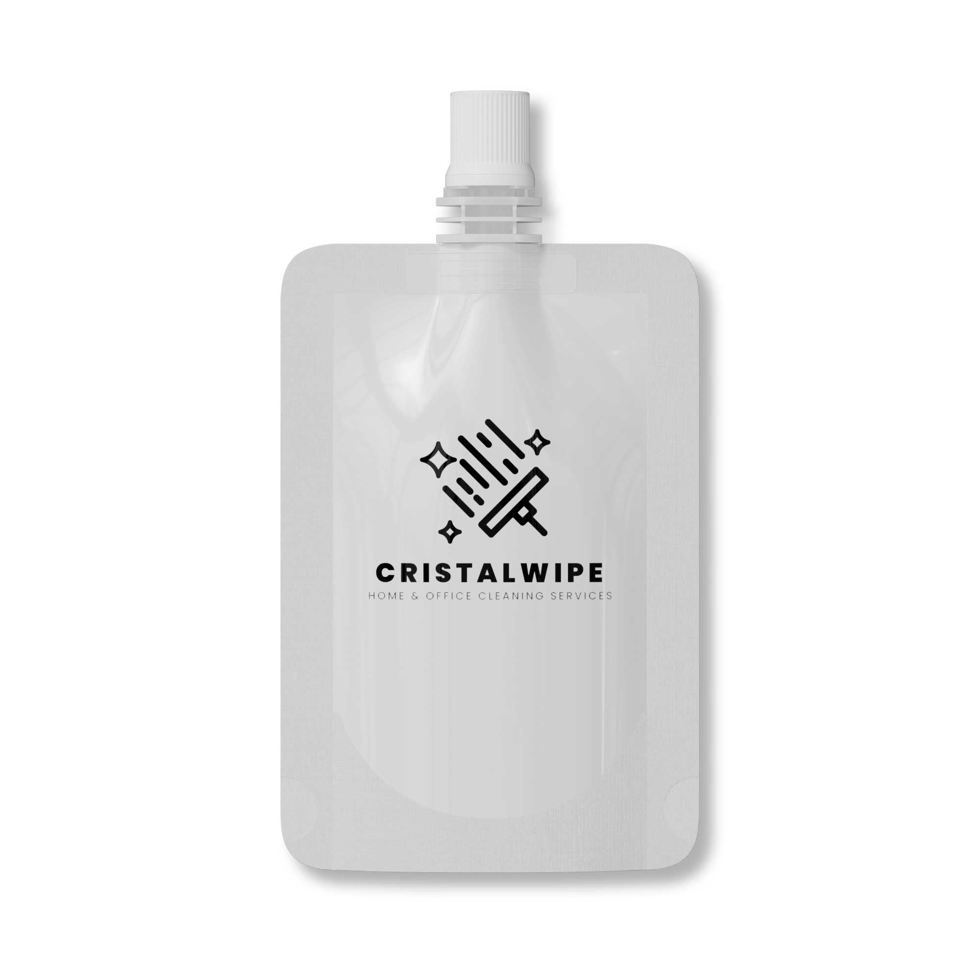 Customizable Glossy Plastic Bottle Pouch with Top Screw Cap Spout (Basic Printing)