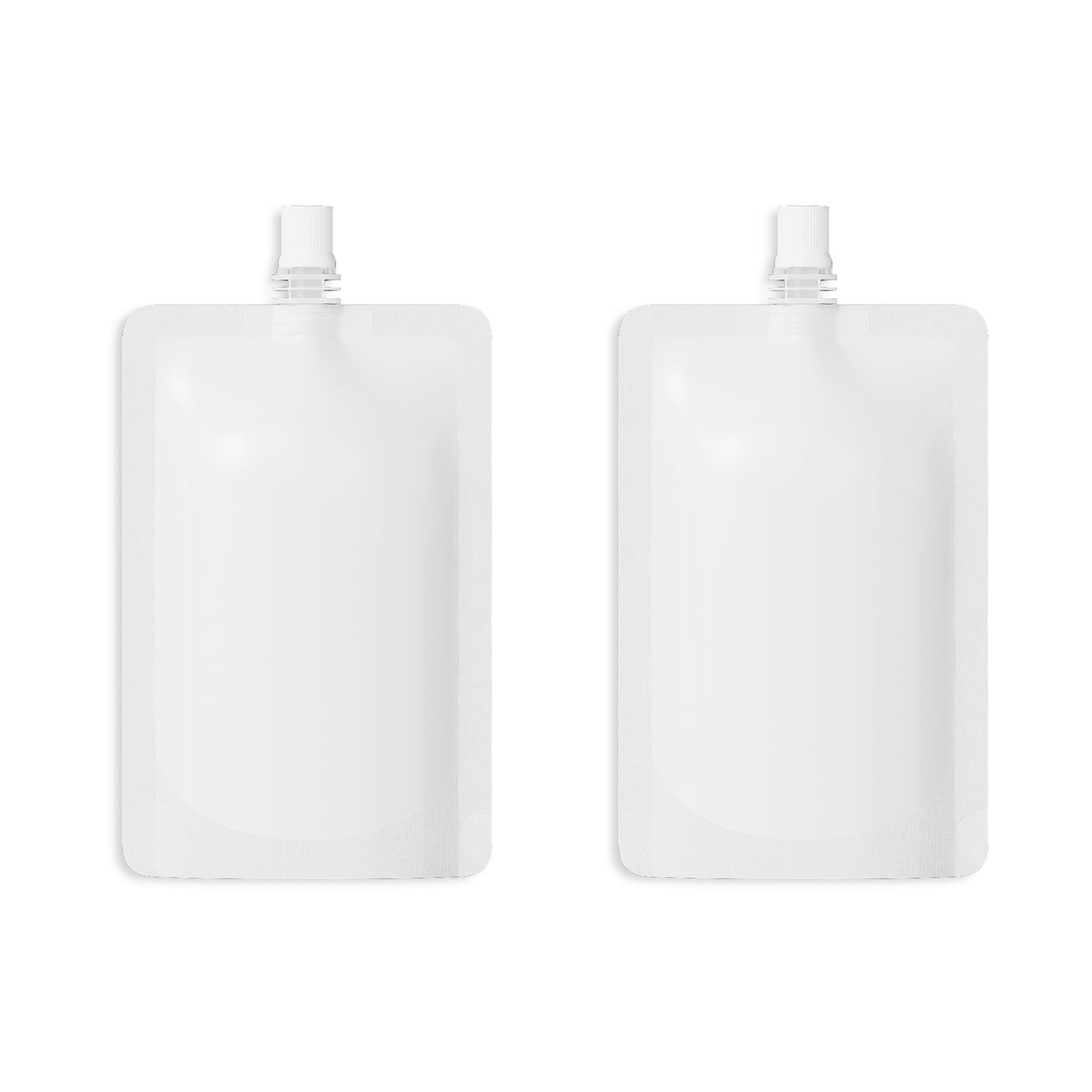 Customizable Glossy Plastic Bottle Pouch with Top Screw Cap Spout (Basic Printing)