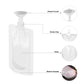 Glossy Clarity Clear Plastic Stand Pouch with Top Screw Cap Spout
