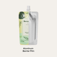 Customizable Matte Aluminum Bottle Pouch with Top Screw Cap Spout (Full Customization)