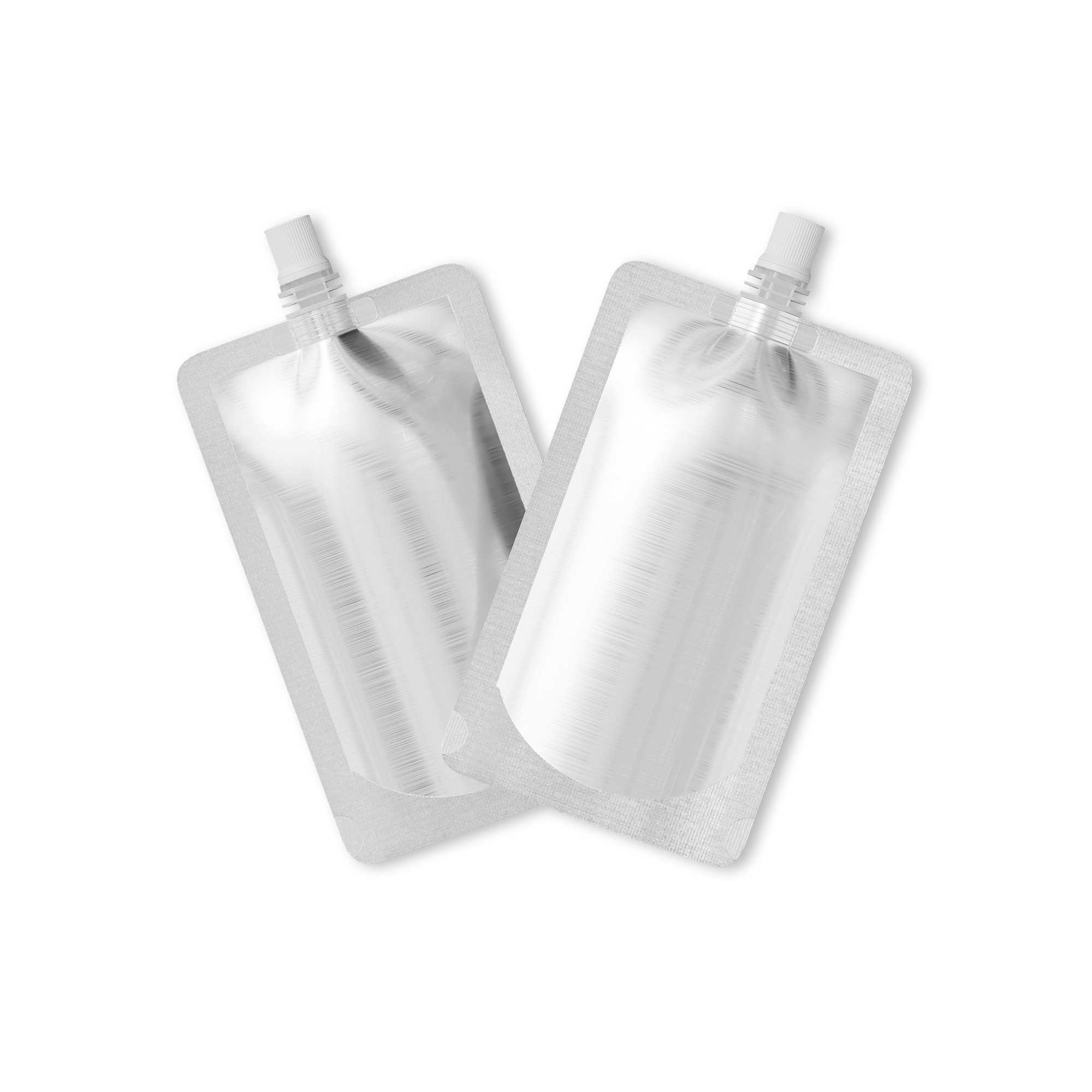 Customizable Matte Aluminum Bottle Pouch with Top Screw Cap Spout (Basic Printing)