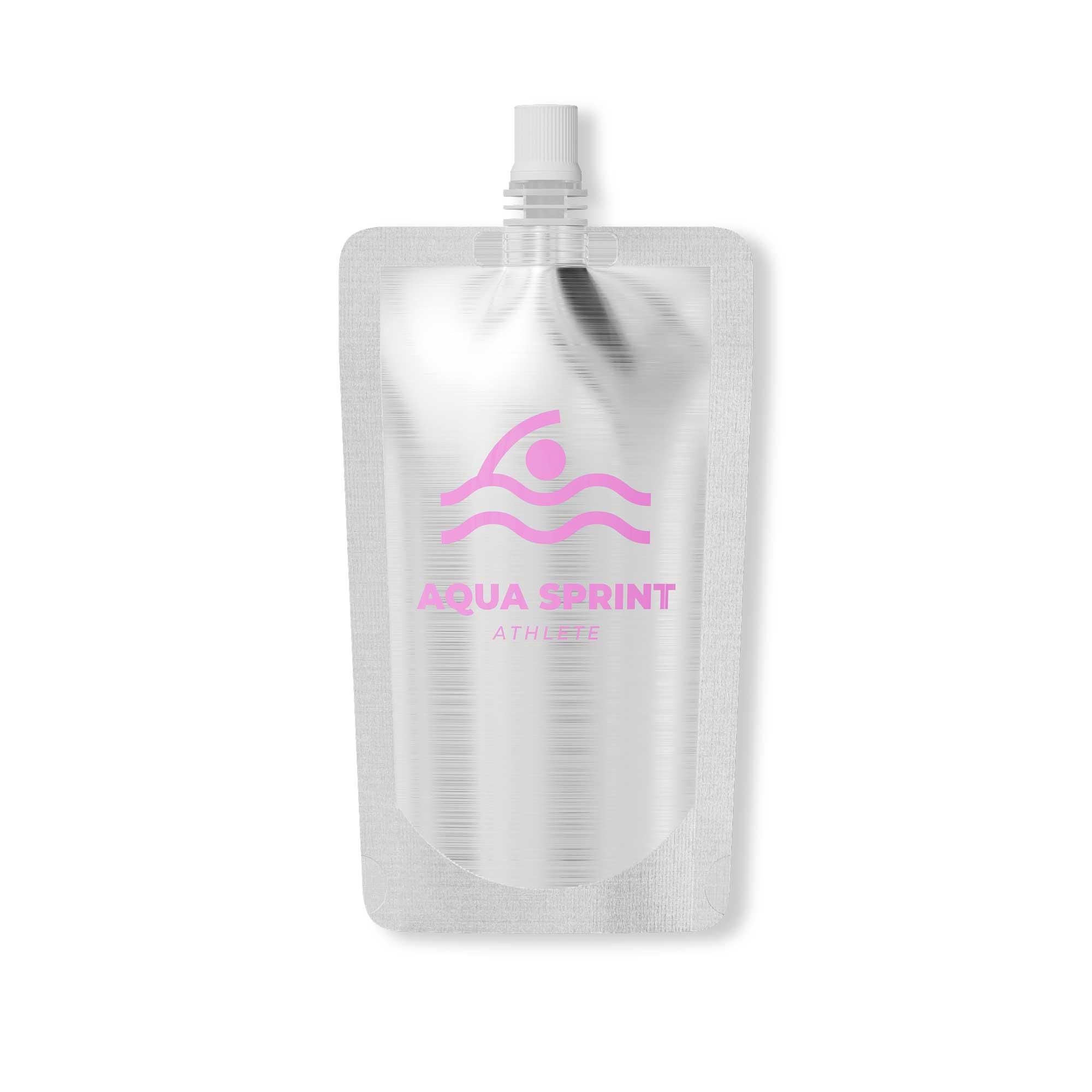 Customizable Matte Aluminum Bottle Pouch with Top Screw Cap Spout (Basic Printing)