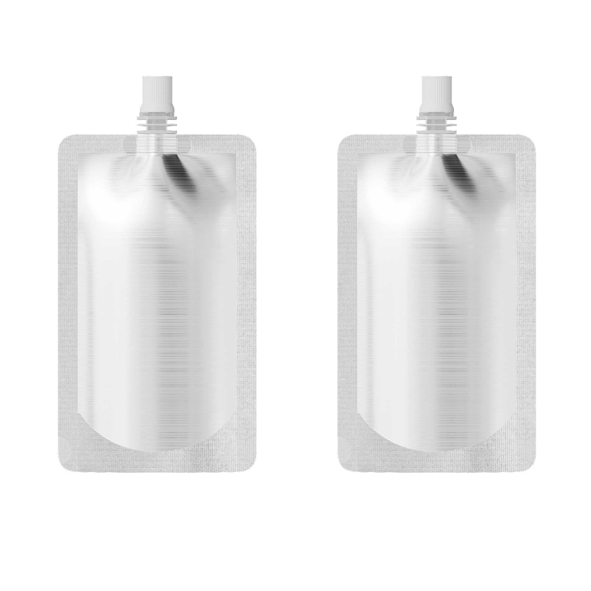 Customizable Matte Aluminum Bottle Pouch with Top Screw Cap Spout (Basic Printing)