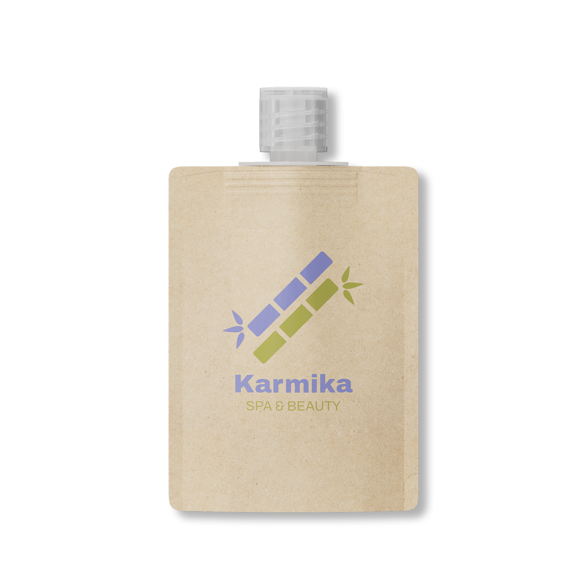 Customizable Classic Kraft Brown Bottle Pouch with Top Wide Mouth Flip Top Cap (Basic Printing)