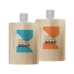 Customizable Classic Kraft Brown Bottle Pouch with Top Wide Mouth Flip Top Cap (Basic Printing)