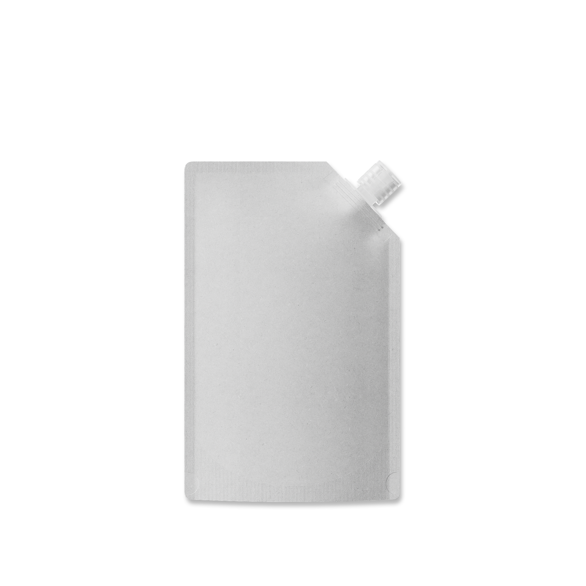 Customizable Classic Kraft Bottle Pouch with Corner Wide Mouth Flip Top Cap (Full Customization)