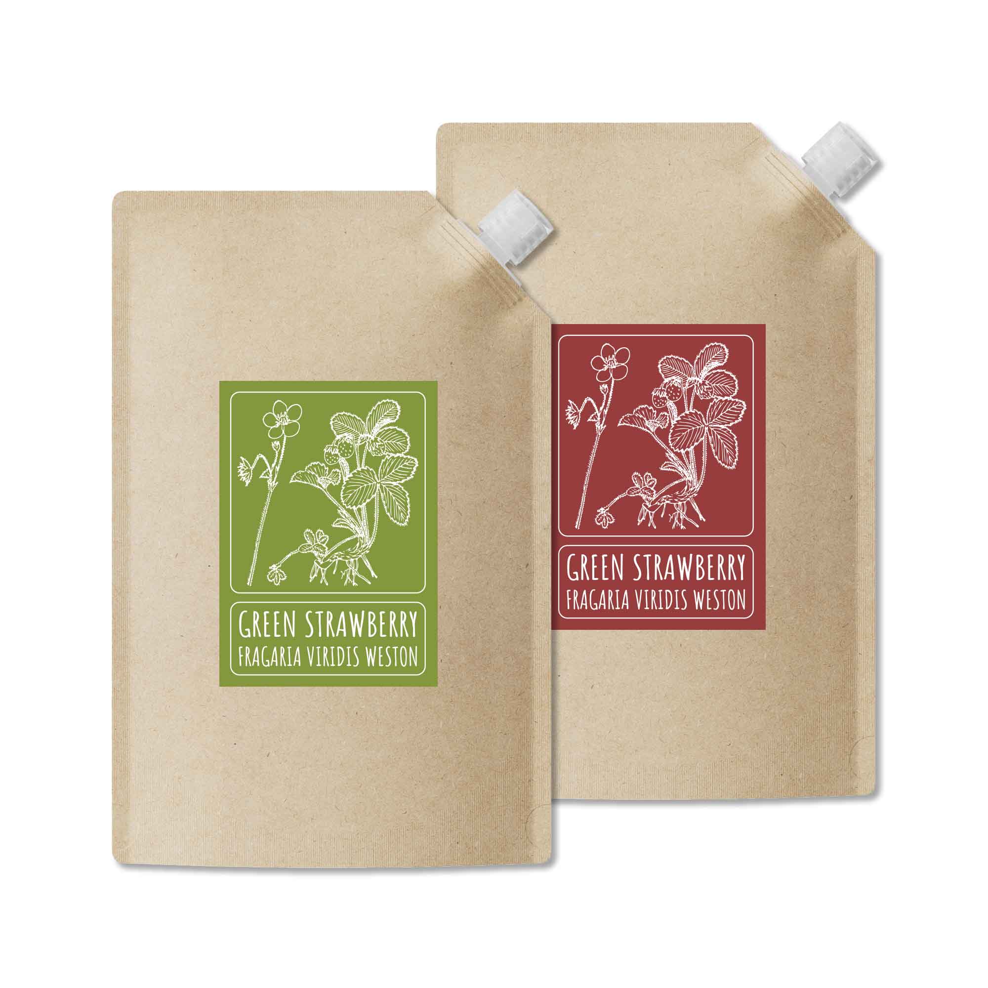 Customizable Classic Kraft Brown Bottle Pouch with Corner Wide Mouth Flip Top Cap (Basic Printing)