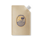 QQ Studio® Classic Kraft Brown Stand Pouch with Corner Wide Mouth Flip Top Cap (Basic Printing)