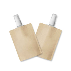 Customizable Classic Kraft Brown Beauty Mist Spray Pouch (Basic Printing)