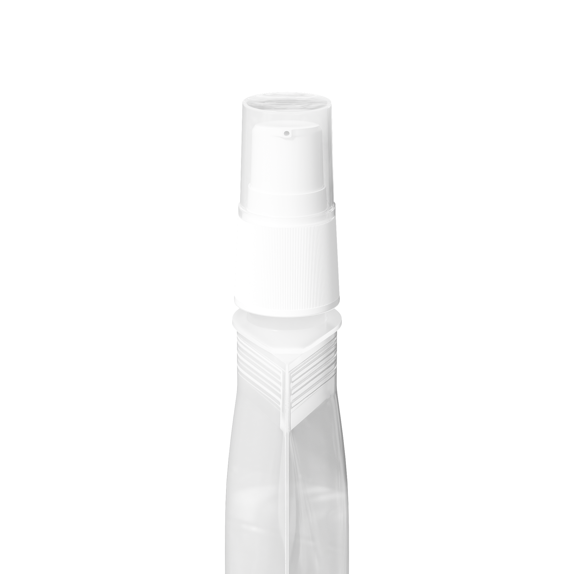 Frosted Translucent Stand Pouch with Top Wide Mouth Serum Pump