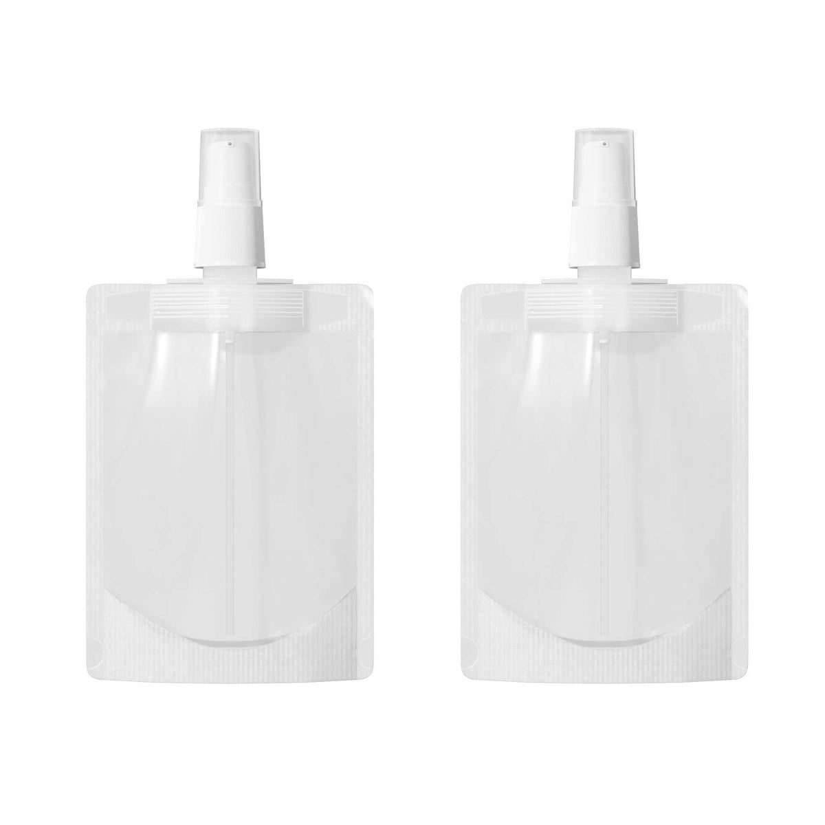 Customizable Frosted Translucent Beauty Packaging with Top Wide Mouth Serum Pump (Basic Printing)