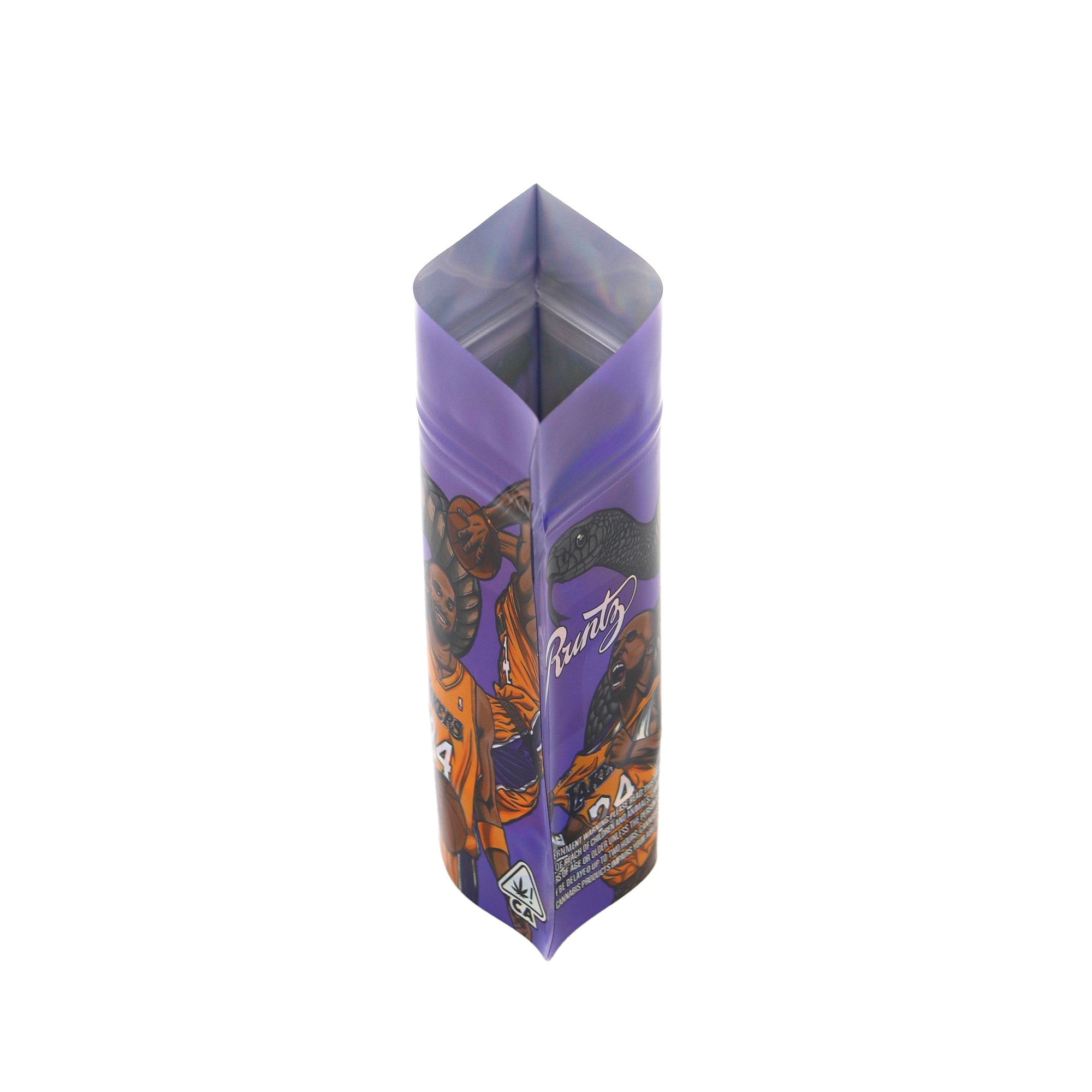 Holographic LA Team Smell Proof Metallized Foil Stand Strong® Bags