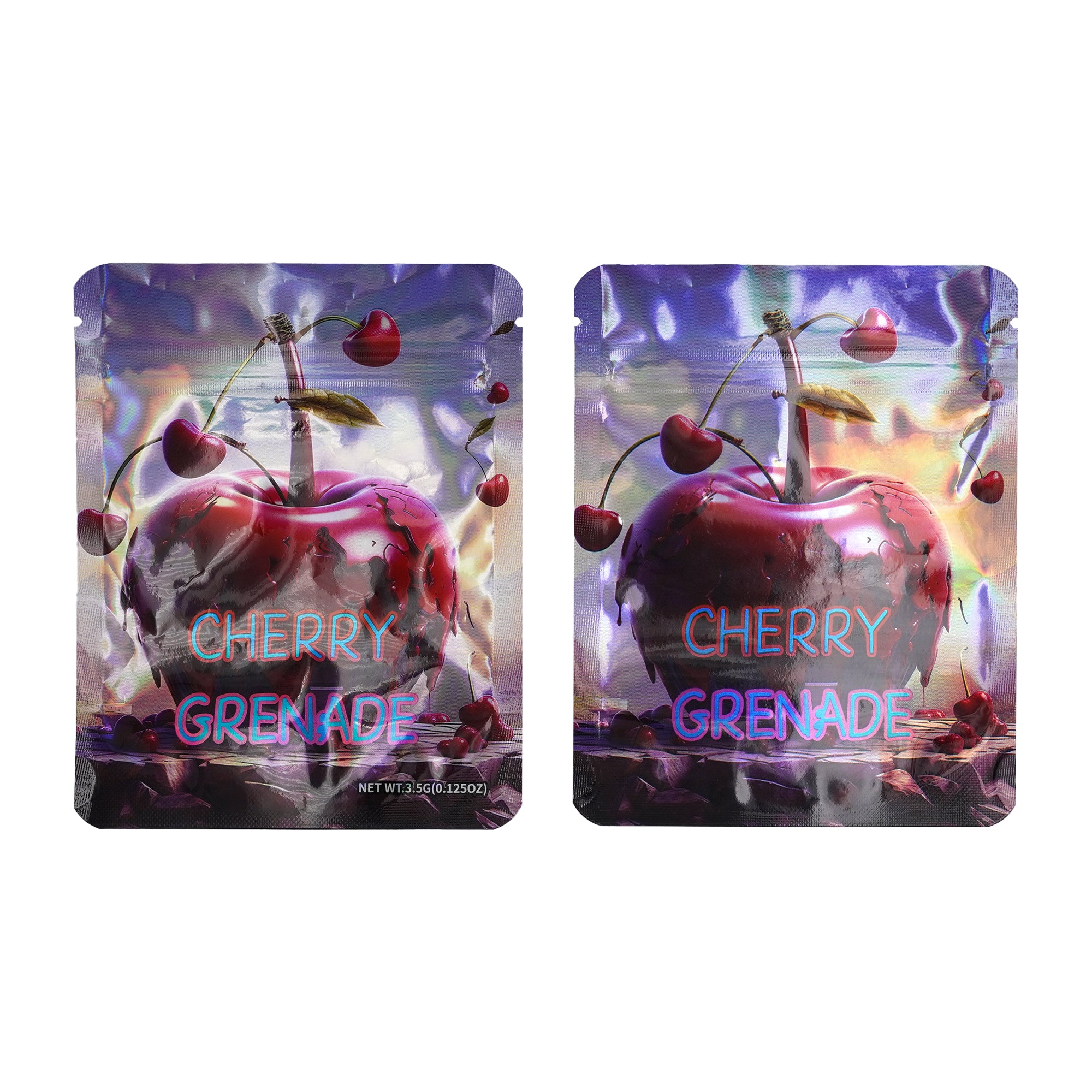 Holographic Liberty Flower Smell Proof Metallized Foil Stand Strong® Bags