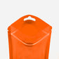 QQ Studio® Glossy Half Orion Orange Window Polypropylene Flat QuickQlick® Bags with Butterfly Hang Hole