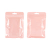 QQ Studio® Single Side Glossy Window Polypropylene Flat QuickQlick® Bags with Butterfly Hang Hole - Sun Kissed Pink