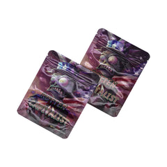 Holographic Liberty Flower Smell Proof Metallized Foil Stand Strong® Bags