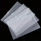 QQ Studio® Cloudy Translucent Poly Plastic Slider Zip Organization Bags