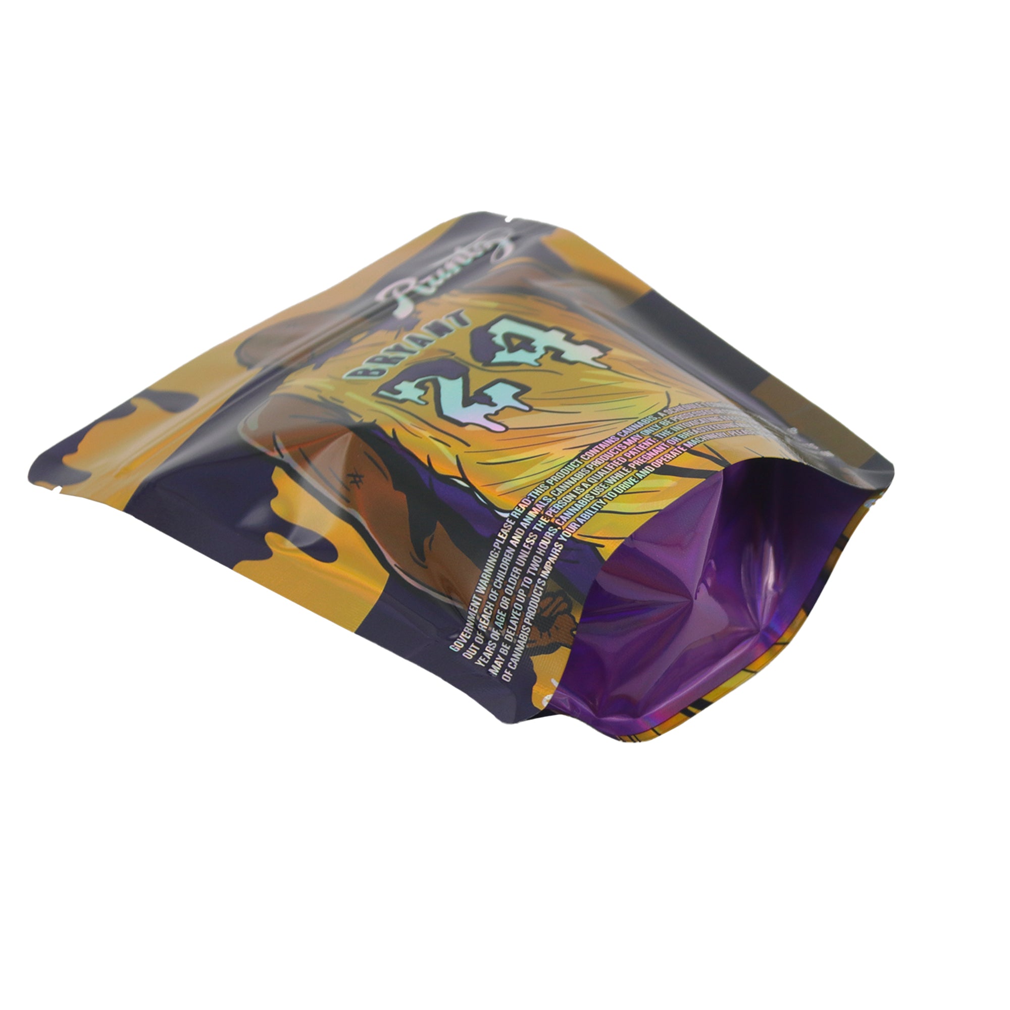 Holographic LA Team Smell Proof Metallized Foil Stand Strong® Bags