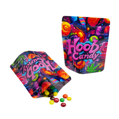 Holographic Five Assorted Design Smell Proof Mylar Foil Stand Strong® Bags