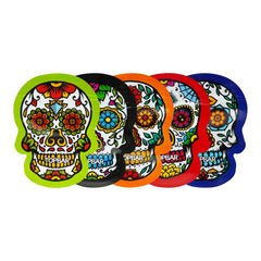 Matte Skull Die Cut Smell Proof Mylar Foil Flat Zipper Seal Bags
