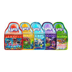 Fanta Bottle Pop Die Cut Smell Proof Mylar Foil Flat Zipper Seal Bags