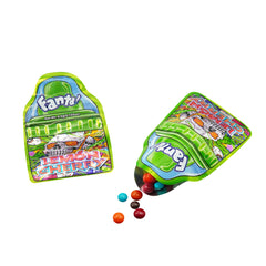 Fanta Bottle Pop Die Cut Smell Proof Mylar Foil Flat Zipper Seal Bags