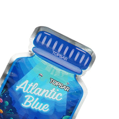 Holographic Jar Bottle Die Cut Smell Proof Mylar Foil Flat Zipper Seal Bags
