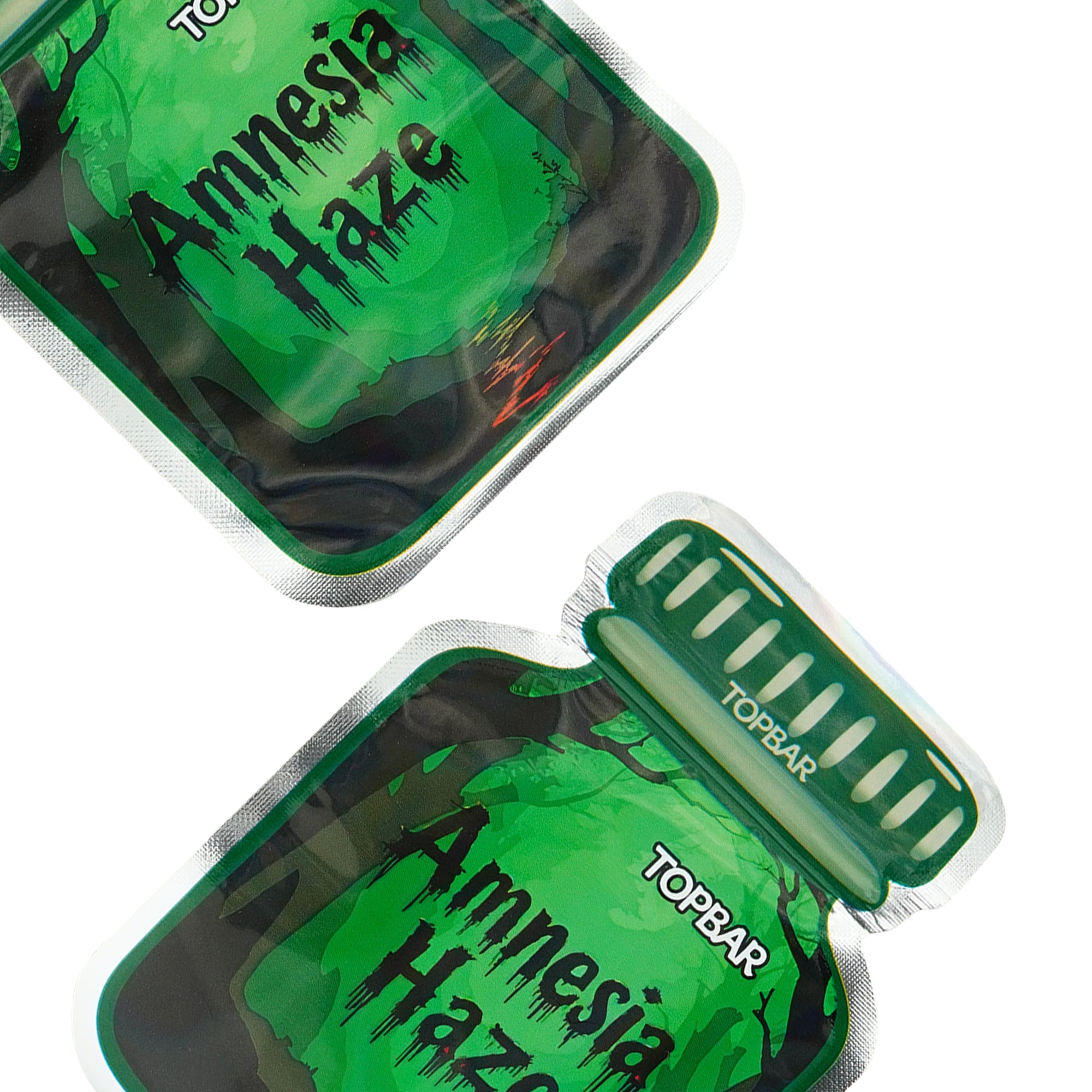 Holographic Jar Bottle Die Cut Smell Proof Mylar Foil Flat Zipper Seal Bags