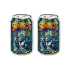 Flat Zipper Seal Bags – Holographic Soda Can Gorilla Smell Proof Mylar Foil