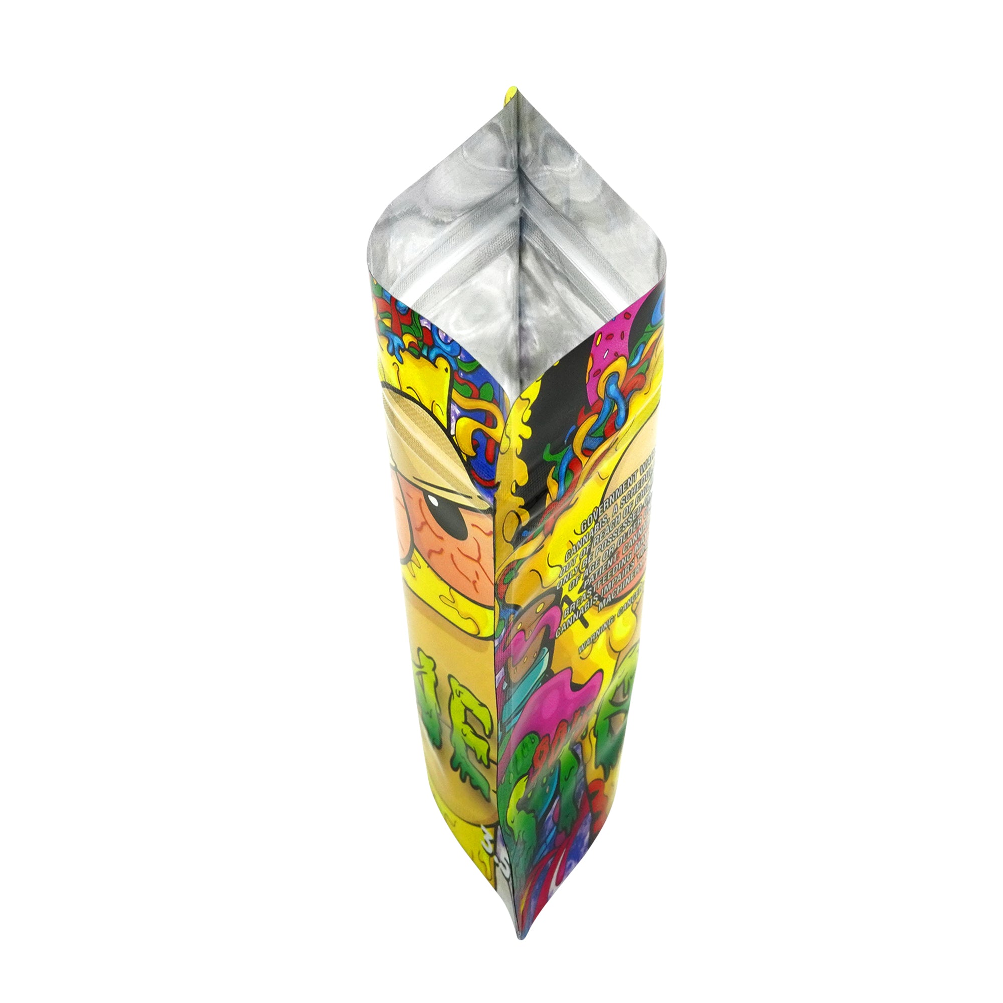 Holographic 90s Cartoon Smell Proof Metallized Foil Stand Strong® Bags