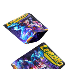 Holographic Lemon Fusion Smell Proof Metallized Foil Stand Strong® Bags