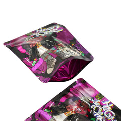 Holographic High Roller Smell Proof Metallized Foil Stand Strong® Bags